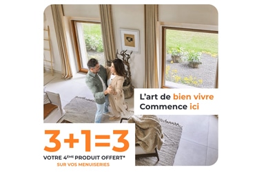 Visuel de la promo 3+1=3 de mars/avril 2025