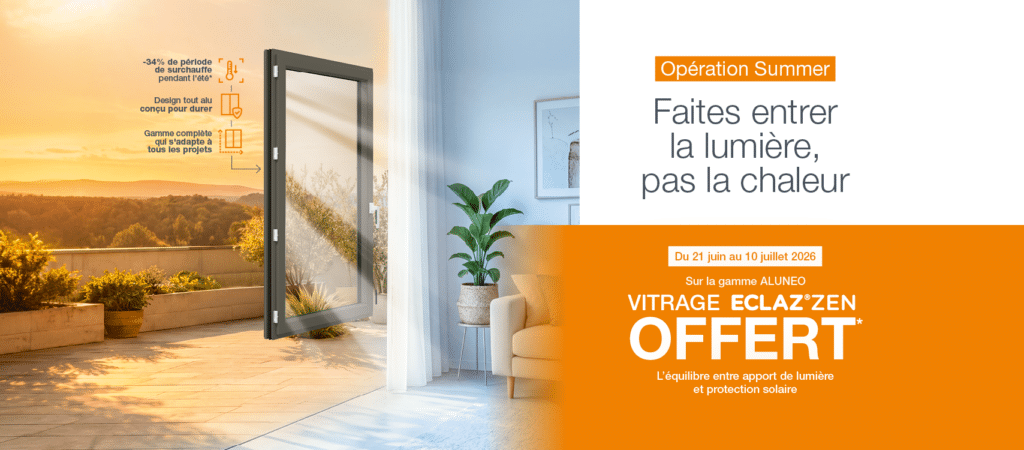 offre SUMMER Solabaie du 21 juin au 10 juillet sur la gamme Aluneo